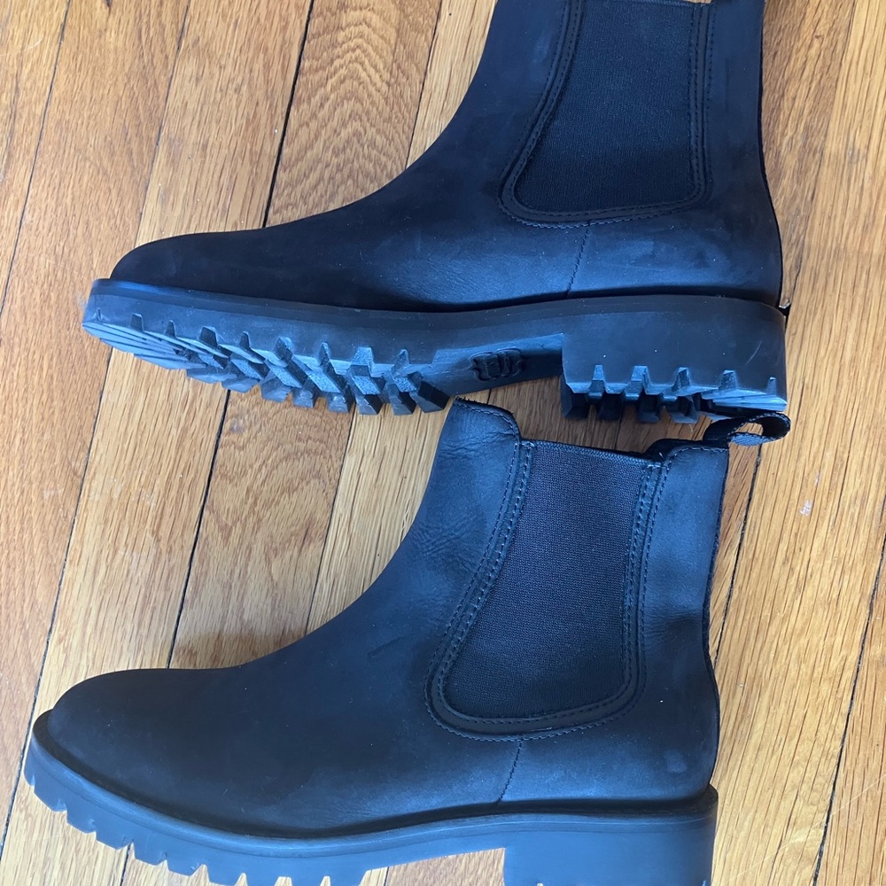 Thursday Boot Company Black Suede Chelsea Boots